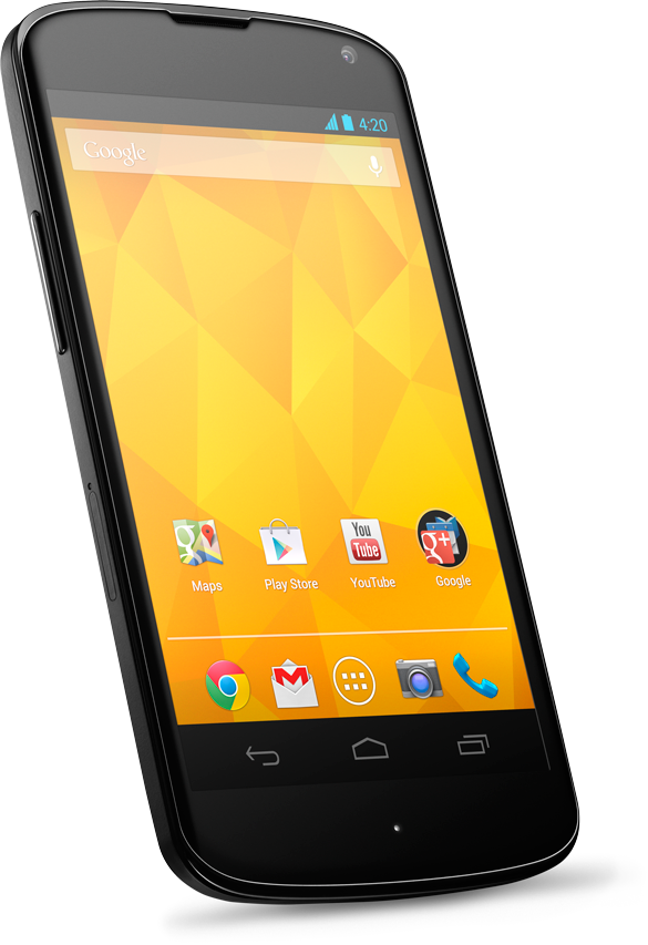 Smartphone Google Nexus 4 à l’usage …